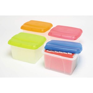 PORTA BOX CRYSTALFILE LIME/CLEAR LID #8008404  (price excludes GST)
