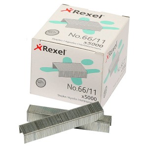 REXEL HEAVY DUTY STAPLES #66/11mm (Box 5,000)