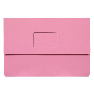 DOCUMENT WALLET SLIMPICK FCAP PINK BOX 50 