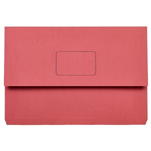 DOCUMENT WALLET SLIMPICK FCAP RED BOX 50