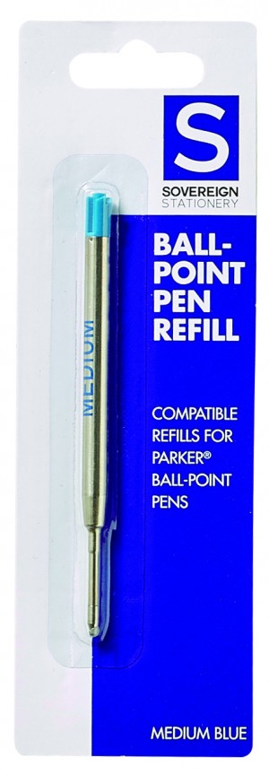 COMPATIBLE PARKER BALLPOINT REFILL MEDIUM BLUE (prices excludes gst)