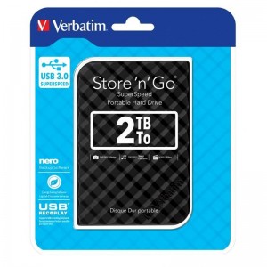 Verbatim 2TB Mobile Portable Hard Drive 2.5"