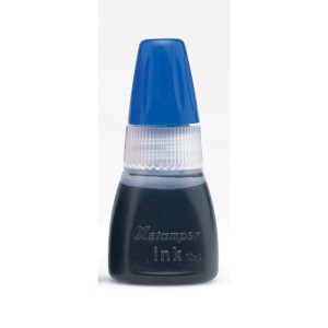 X STAMPER INK 10cc BLUE  (price excludes gst)