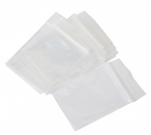 Zip Lock Resealable Bag 230mm x 330mm x 50um Pkt 100